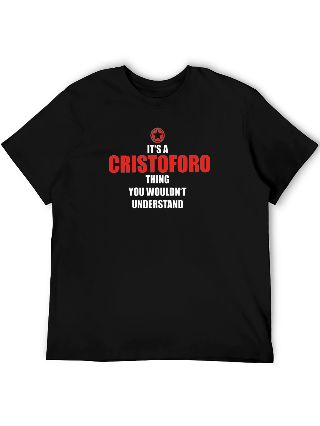 Cristoforo Thing T-Shirt - Novelty Gift Tee