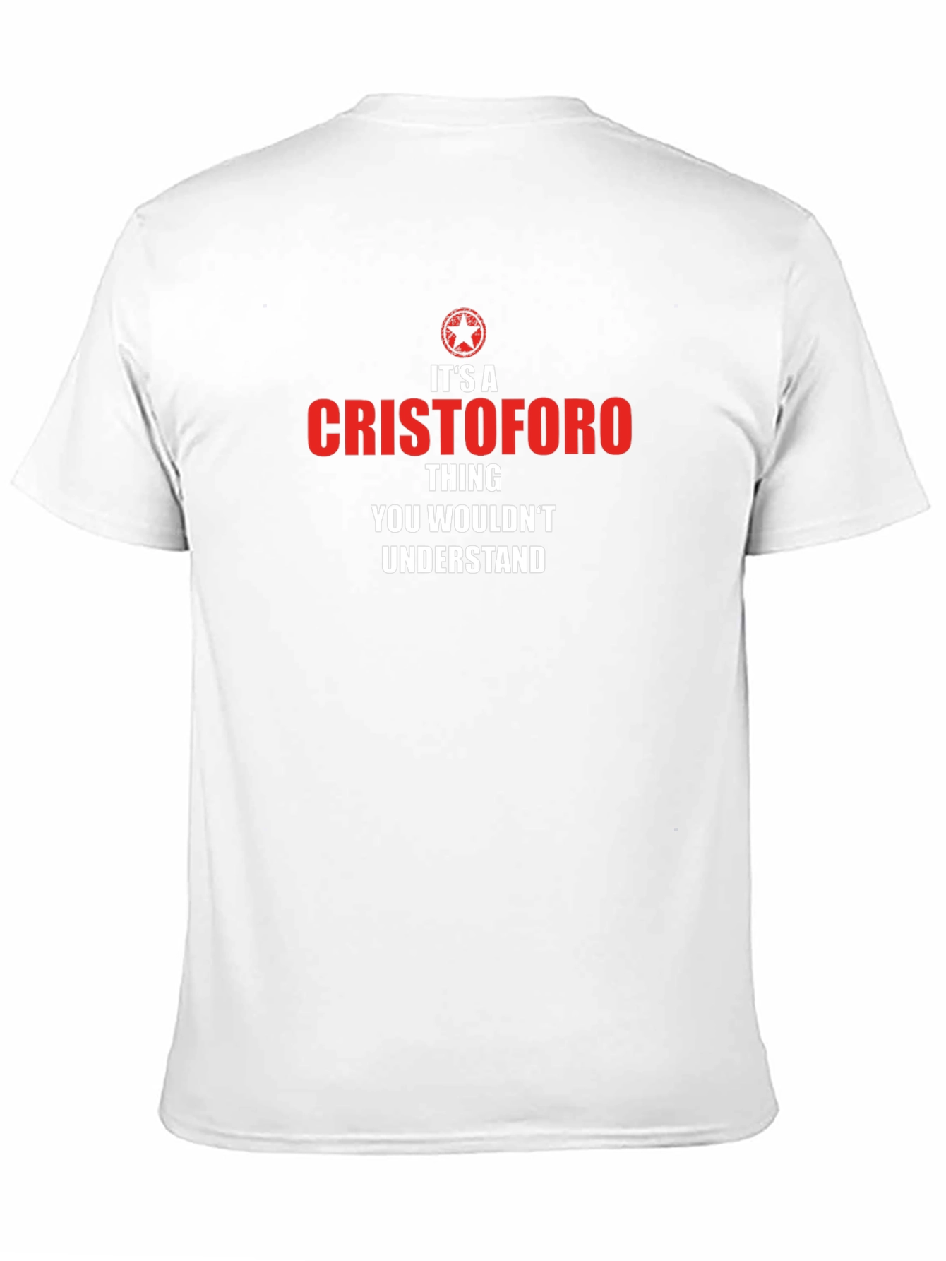 Cristoforo Thing T-Shirt - Novelty Gift Tee