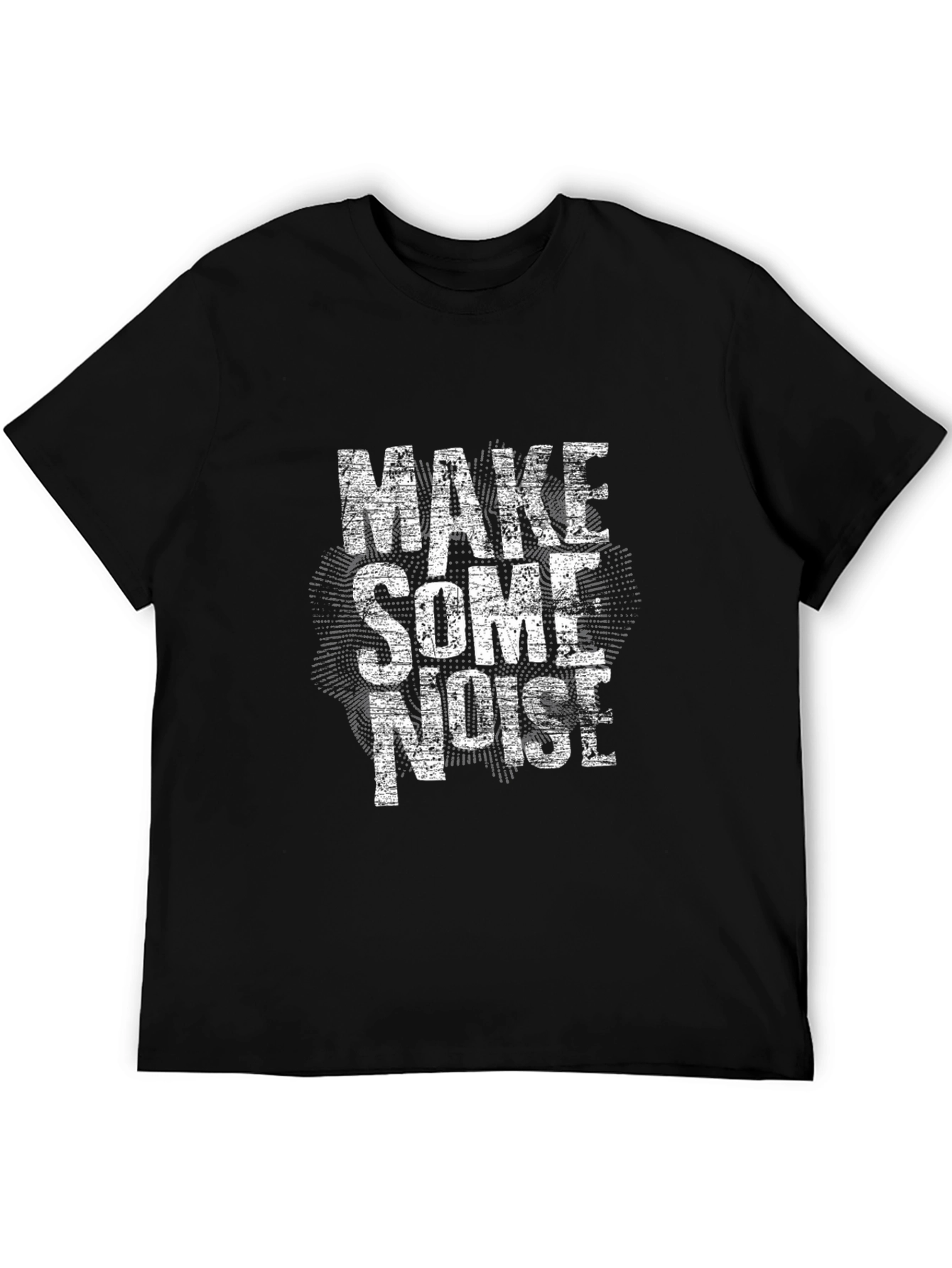 Make Some Noise Graphic Tee - Black