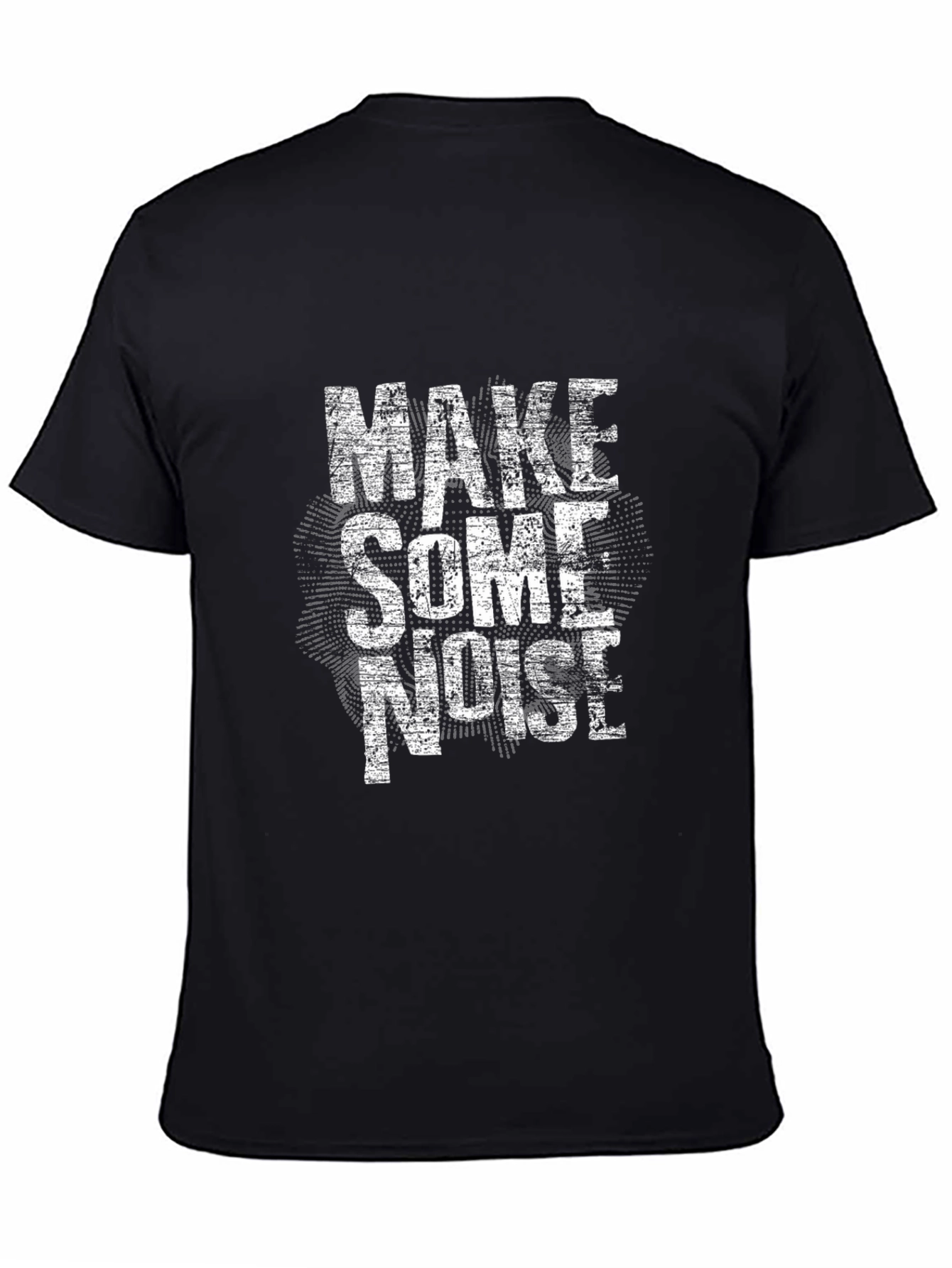 Make Some Noise Graphic Tee - Black