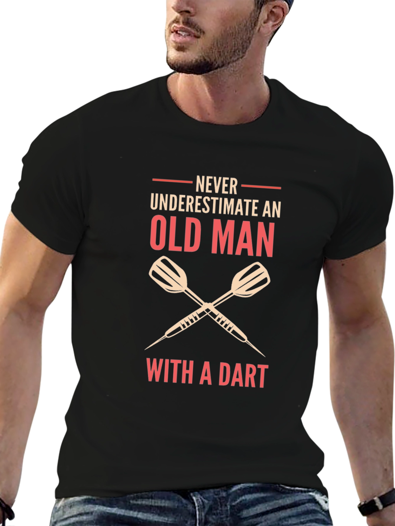 Never Underestimate Old Man T-Shirt