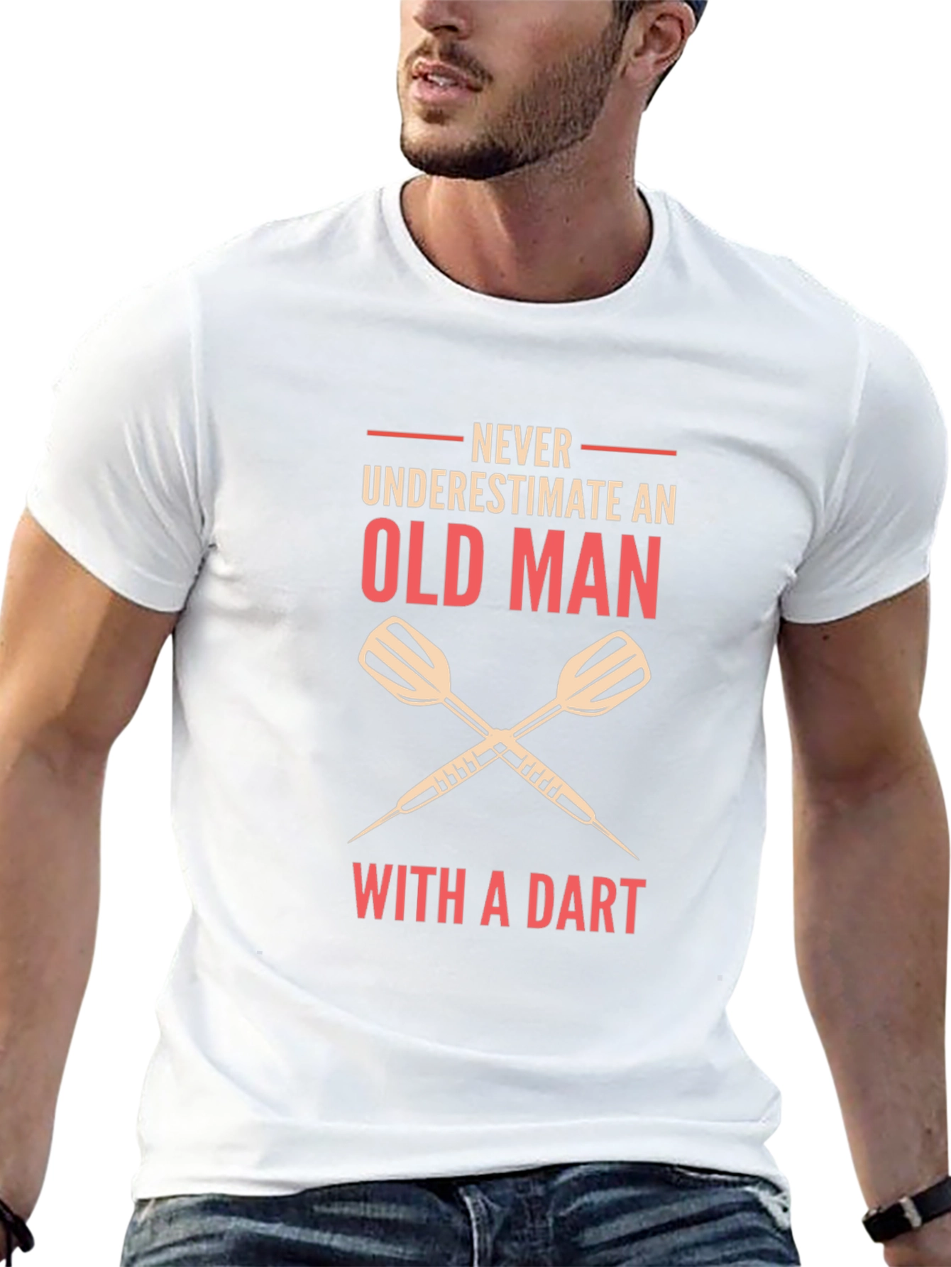 Never Underestimate Old Man T-Shirt