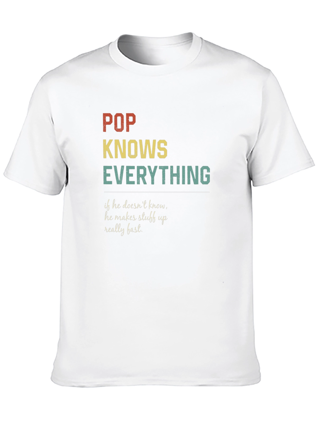 Pop Knows Everything Graphic T-Shirt