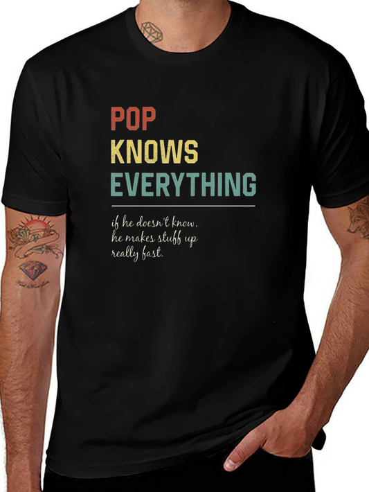 Pop Knows Everything Graphic T-Shirt