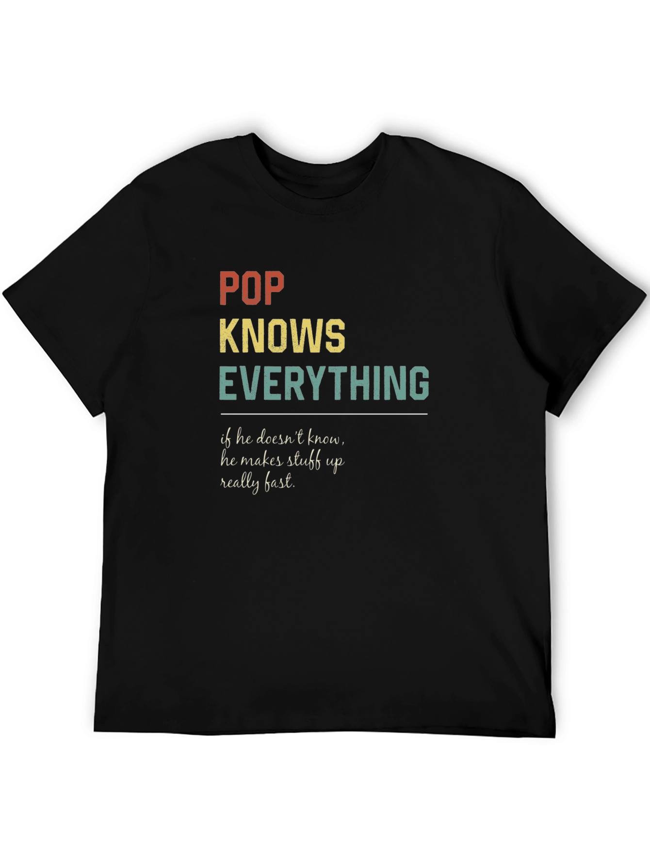 Pop Knows Everything Graphic T-Shirt