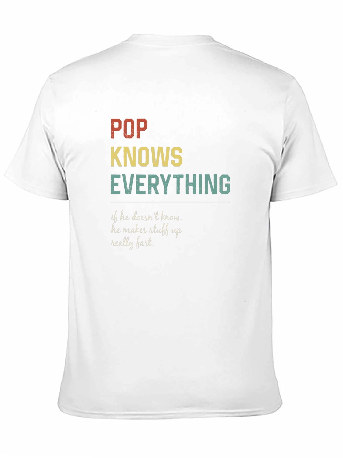 Pop Knows Everything Graphic T-Shirt