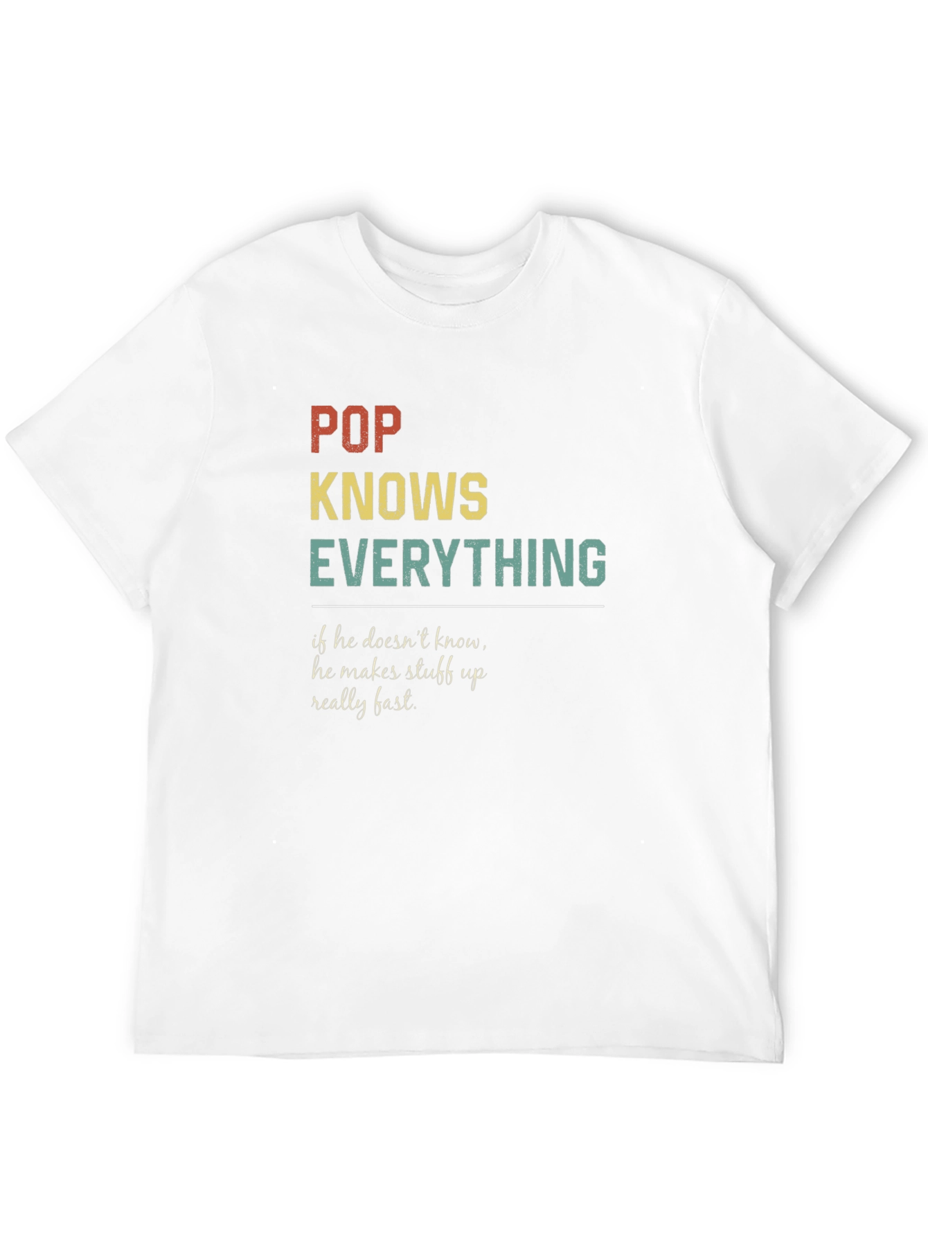 Pop Knows Everything Graphic T-Shirt