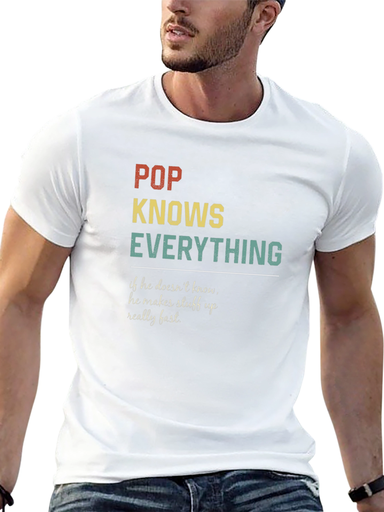 Pop Knows Everything Graphic T-Shirt