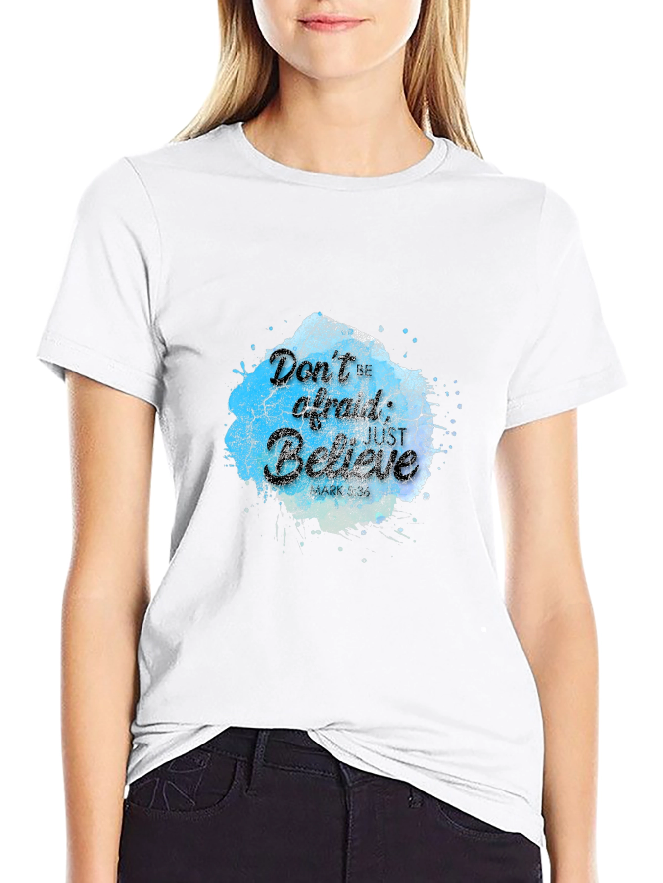 Believe Graphic Tee - Black