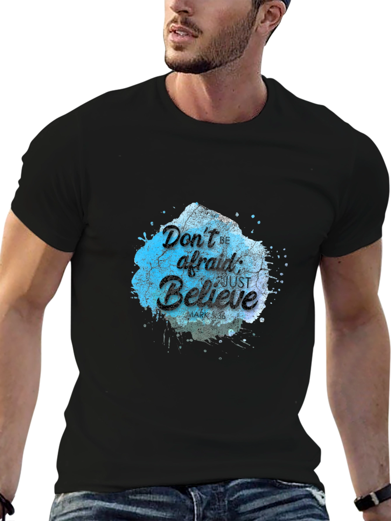 Believe Graphic Tee - Black
