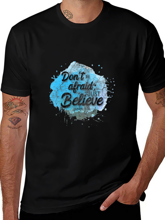 Believe Graphic Tee - Black