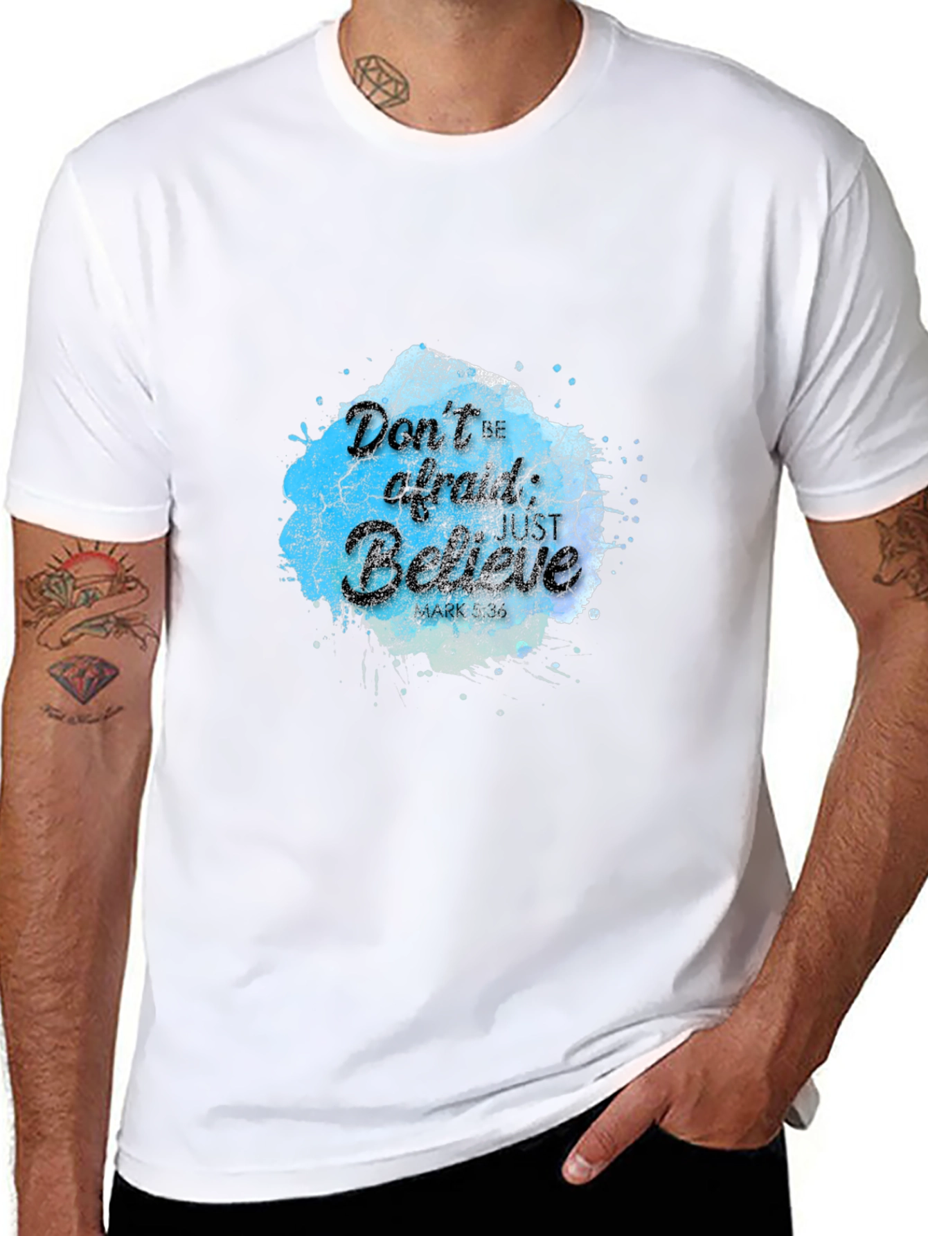 Believe Graphic Tee - Black