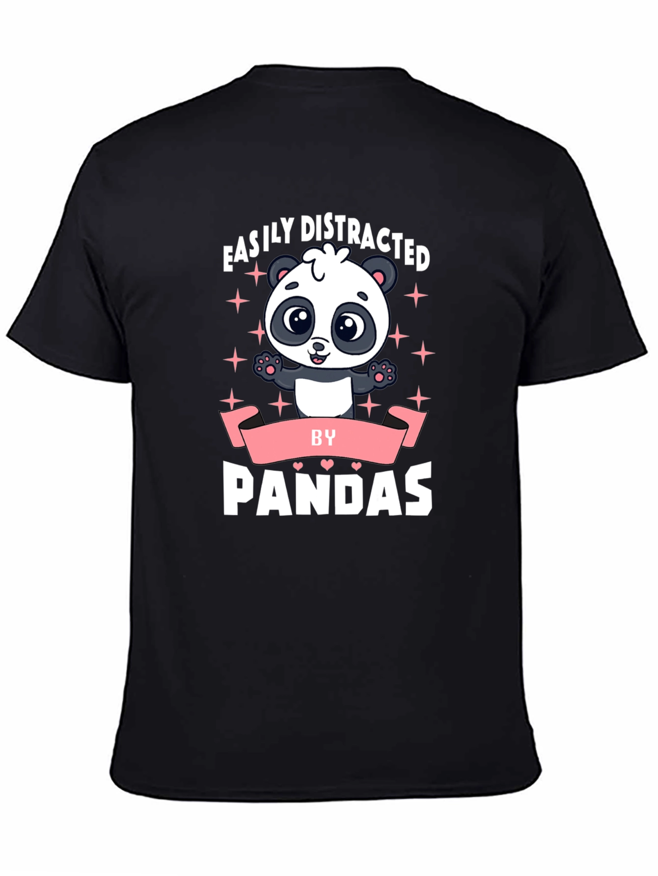 Easily Distracted by Pandas Funny T-Shirt