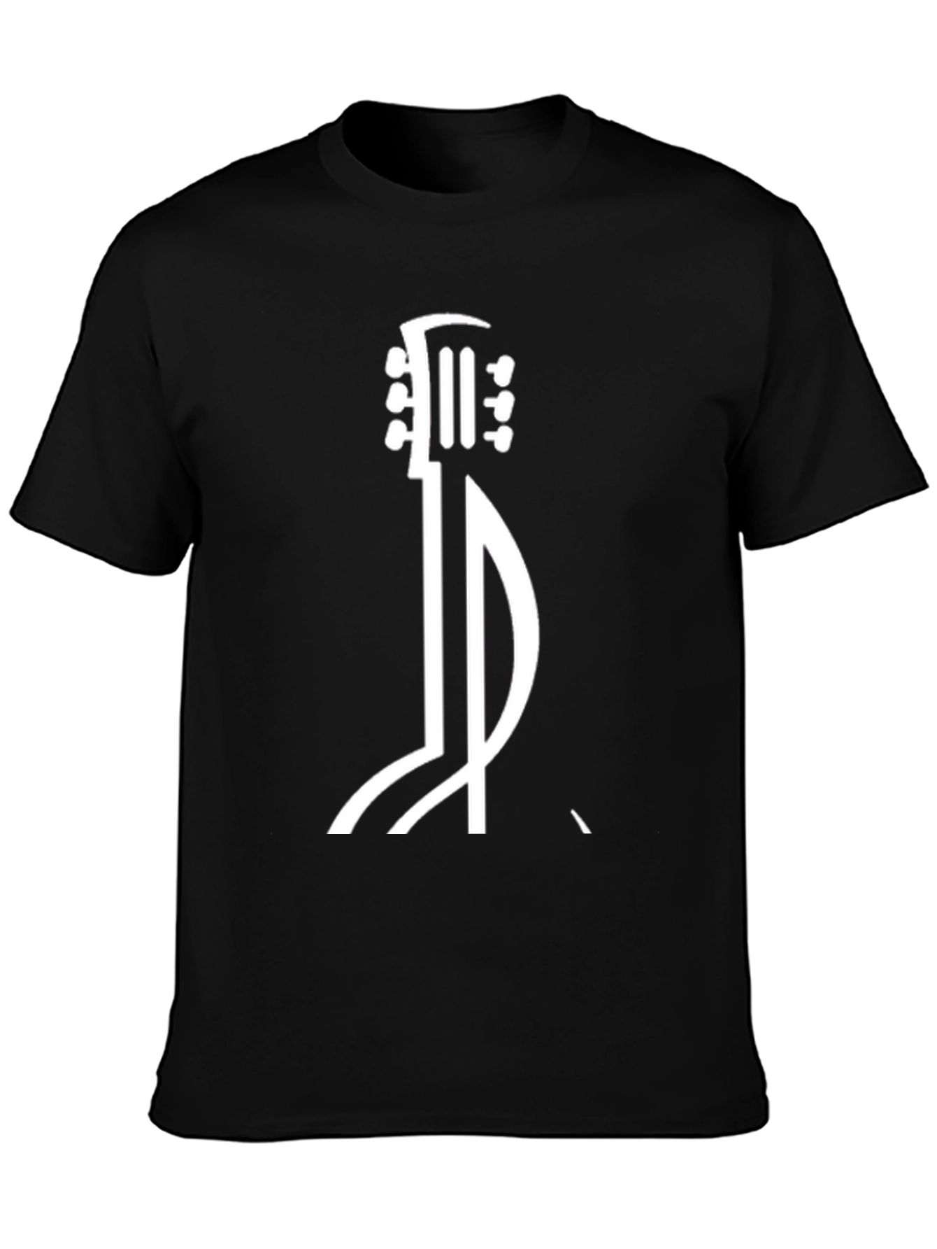 Guitar Music Note Graphic T-Shirt - Cool Musician Tee
