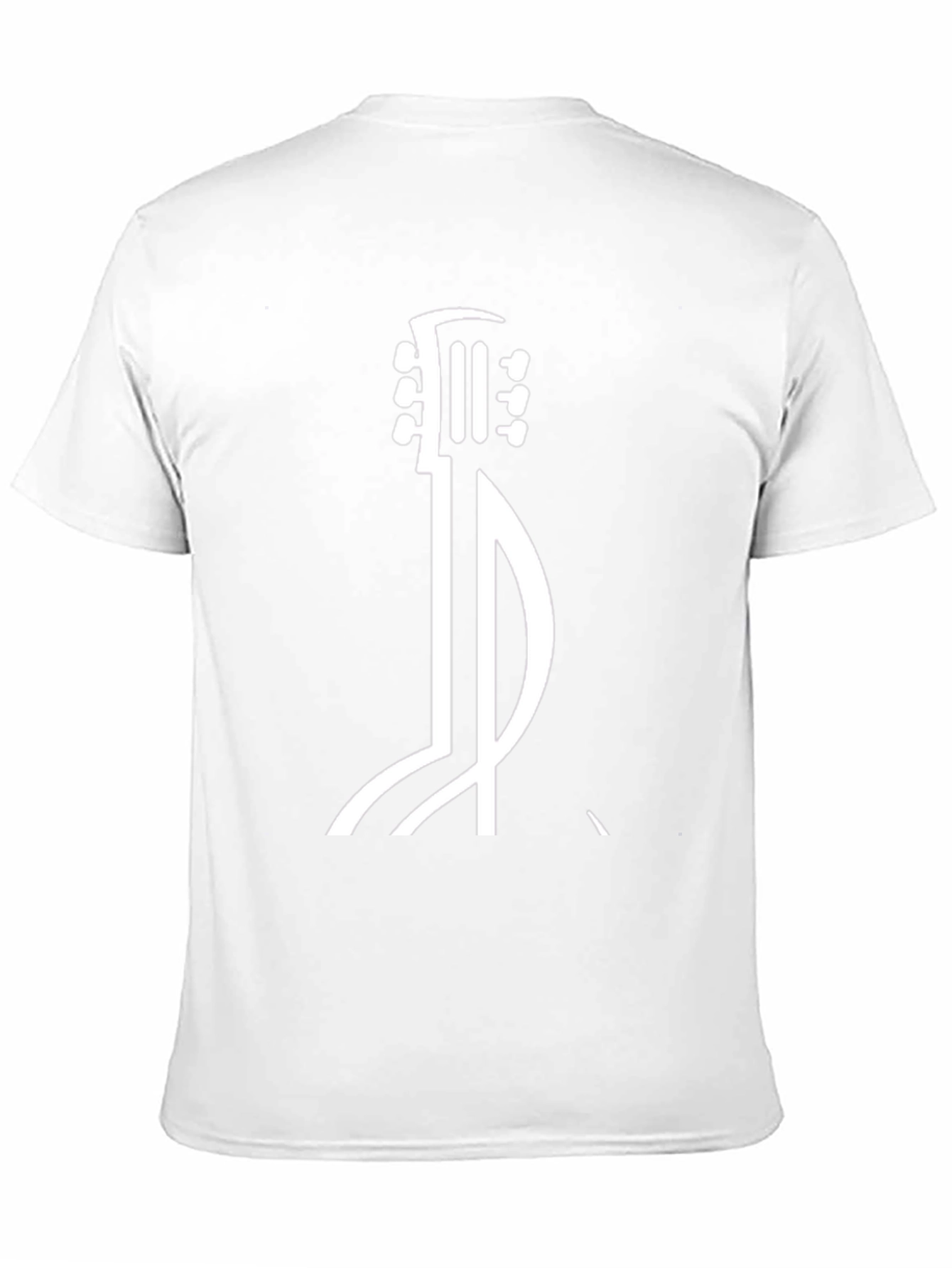 Guitar Music Note Graphic T-Shirt - Cool Musician Tee