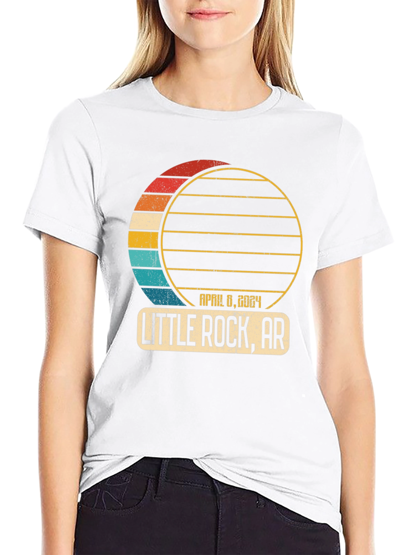 Little Rock AR Eclipse 2024 T-Shirt