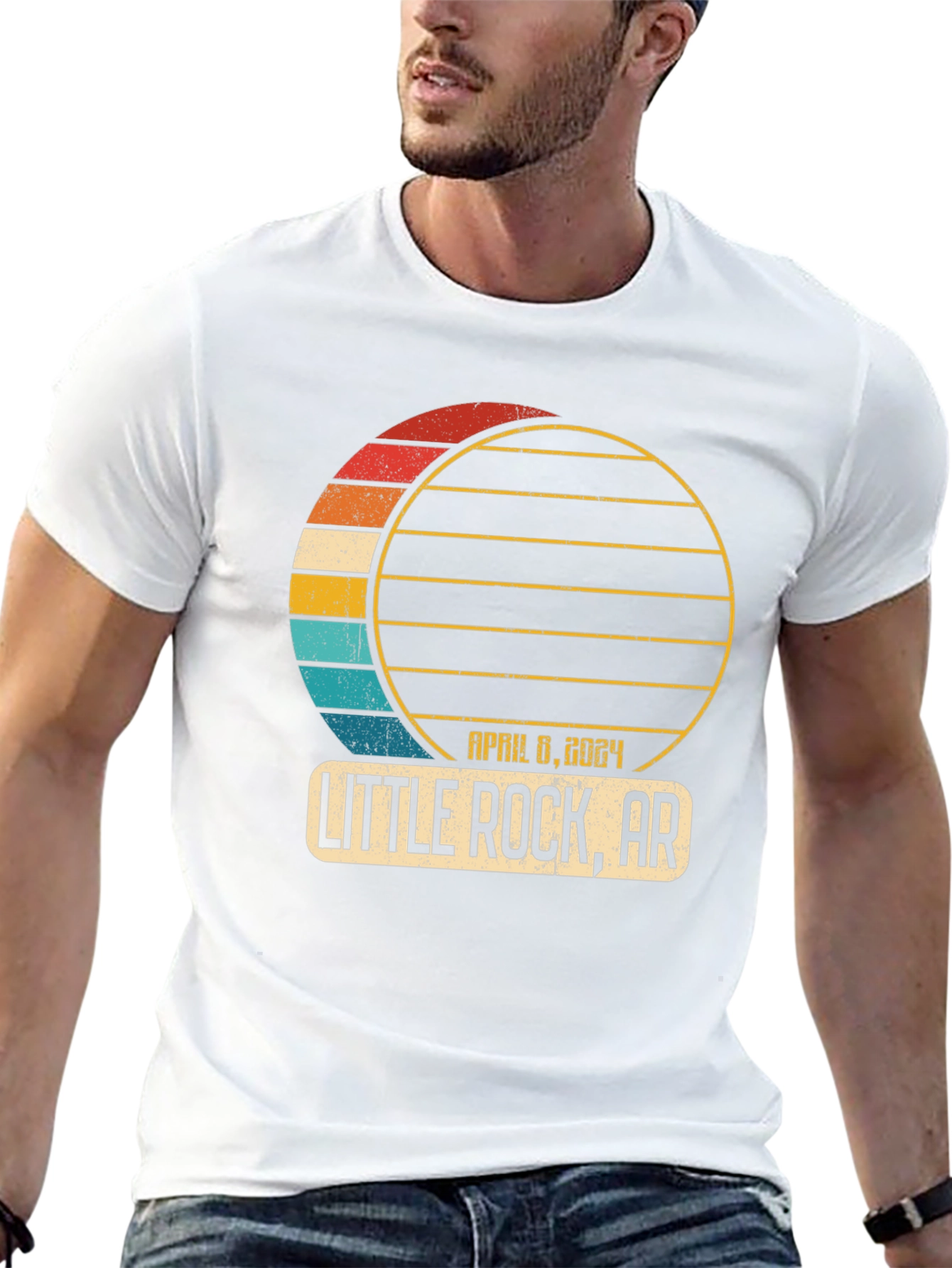 Little Rock AR Eclipse 2024 T-Shirt
