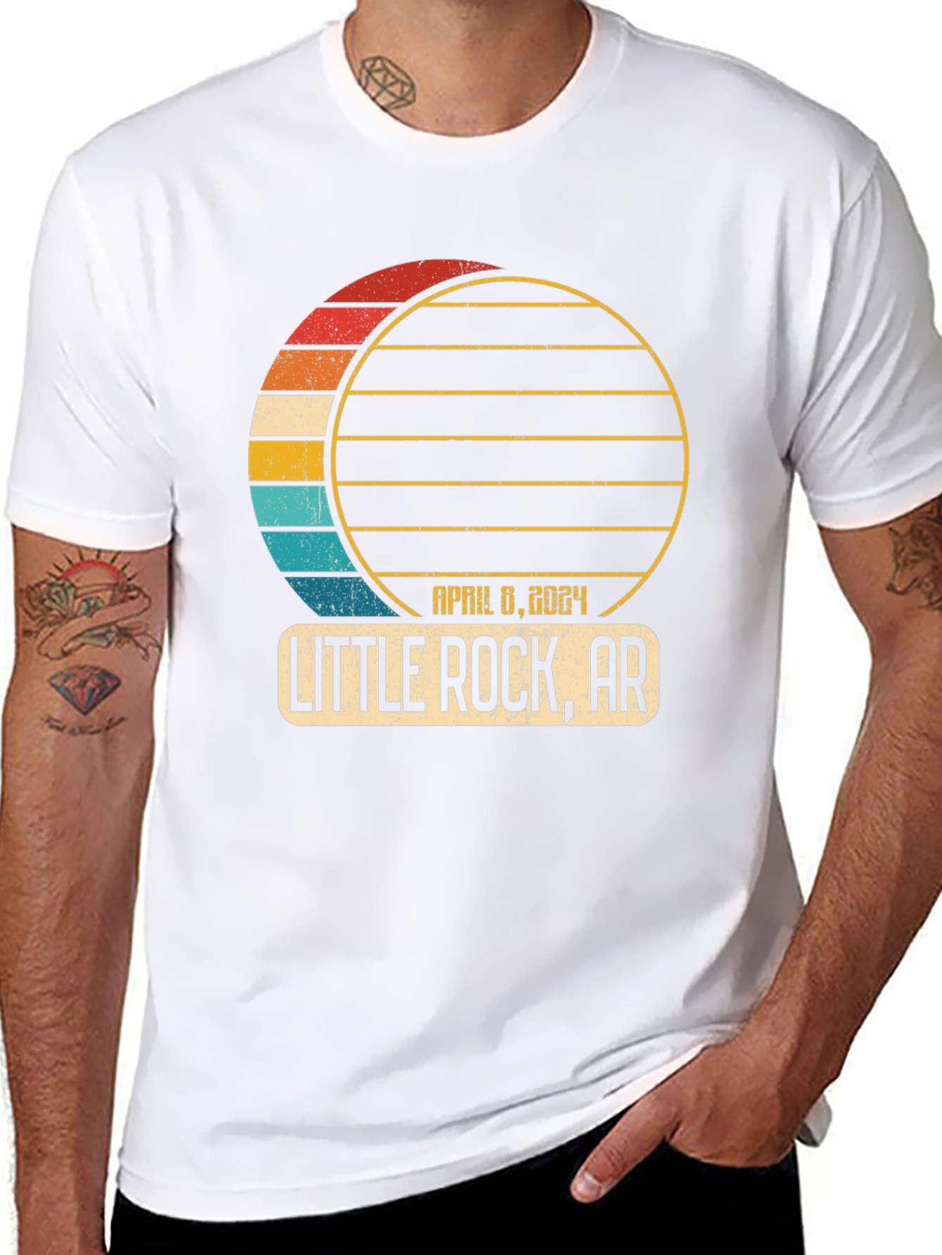 Little Rock AR Eclipse 2024 T-Shirt