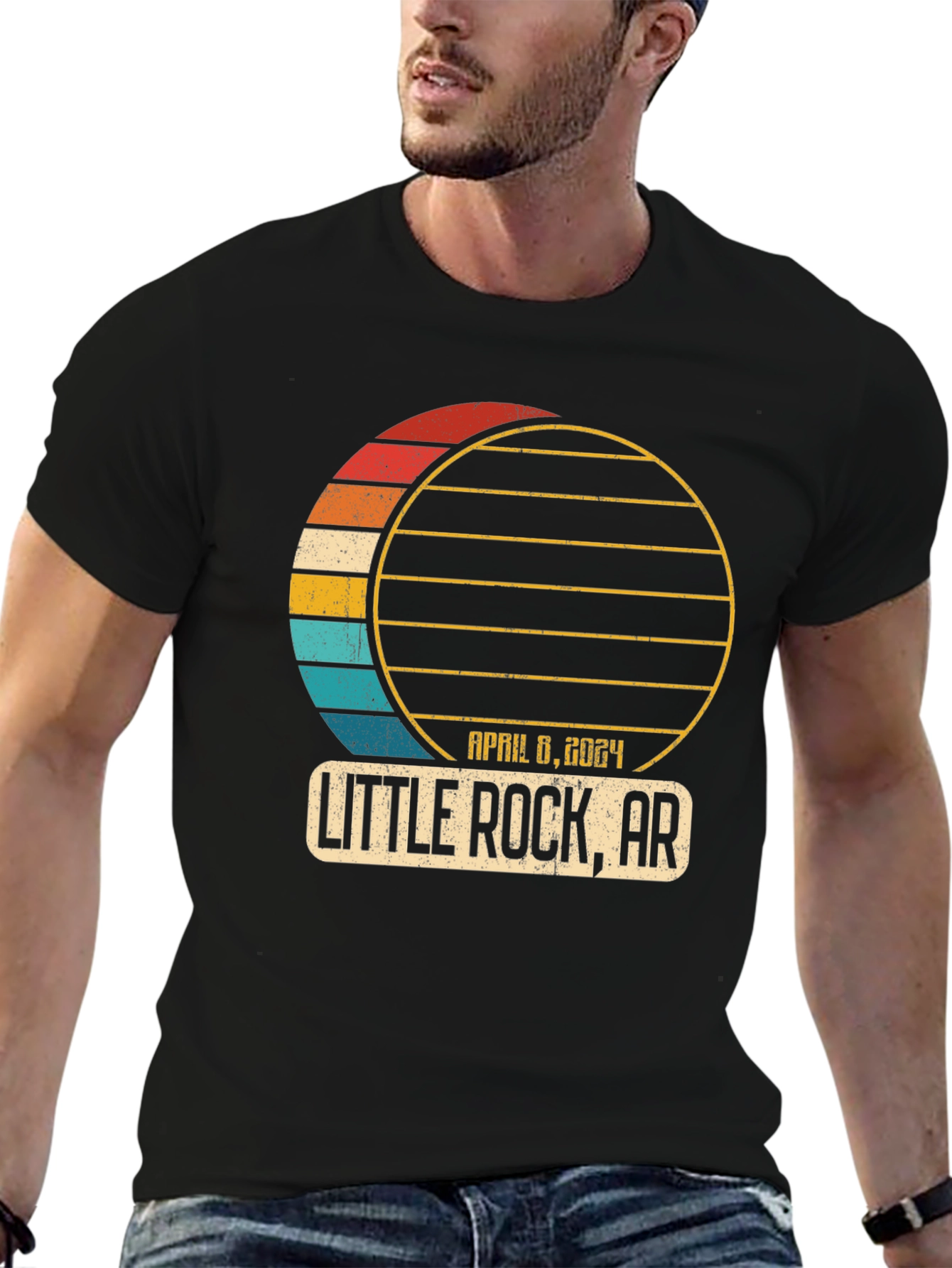Little Rock AR Eclipse 2024 T-Shirt