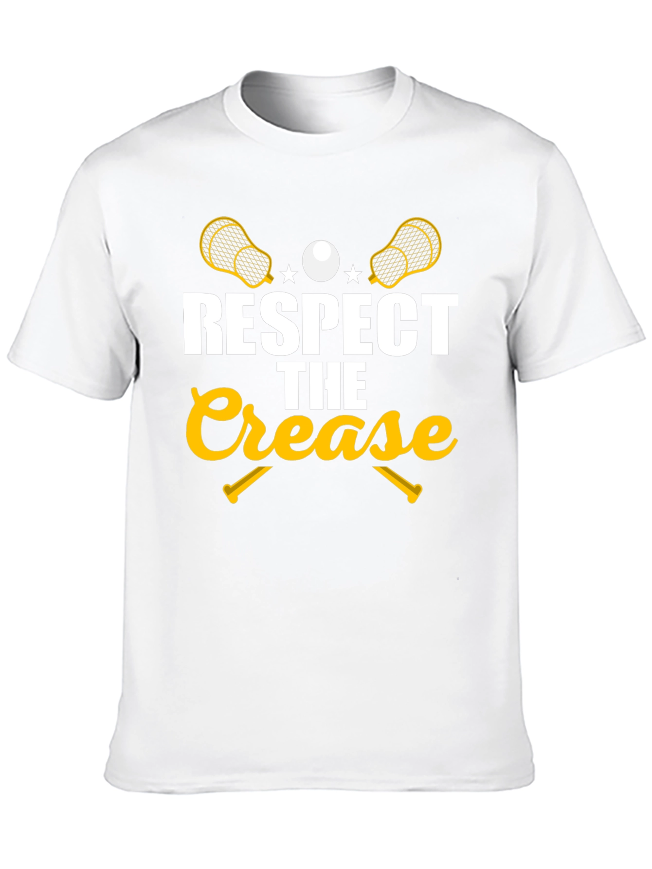 Respect The Crease Lacrosse Graphic T-Shirt