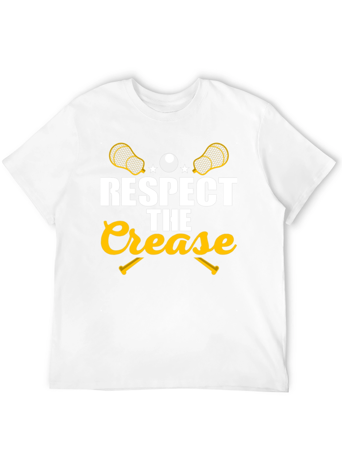 Respect The Crease Lacrosse Graphic T-Shirt