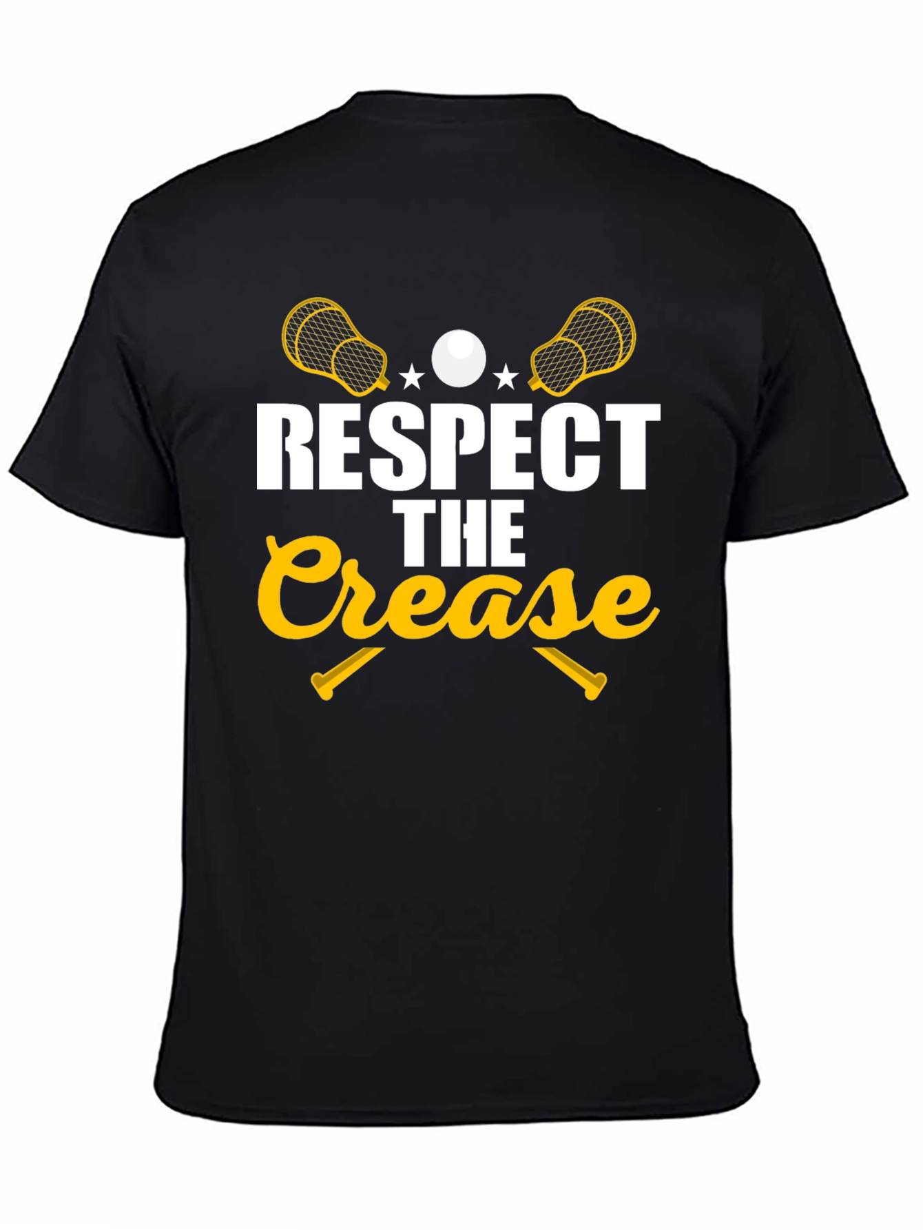 Respect The Crease Lacrosse Graphic T-Shirt