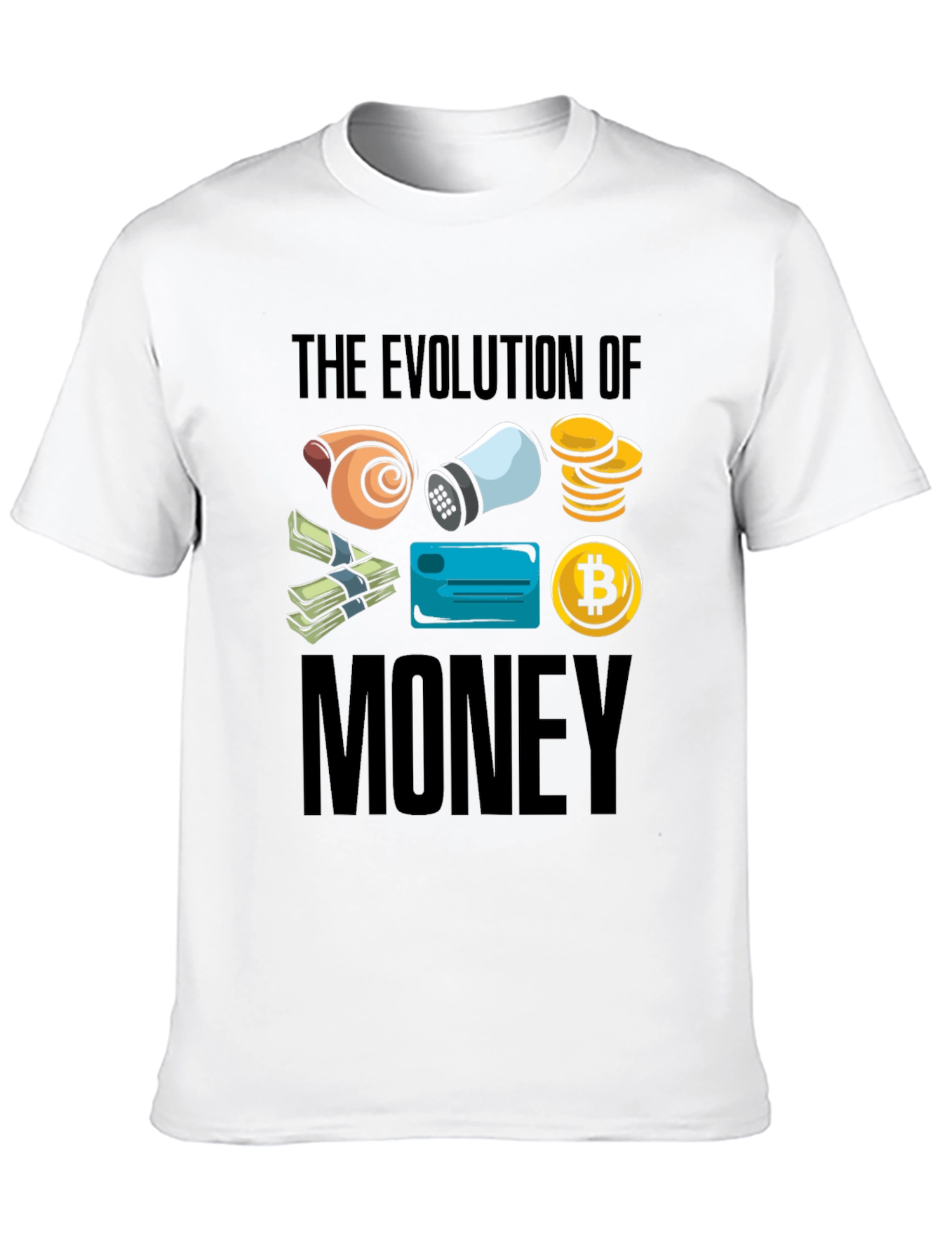 Evolution of Money Graphic T-Shirt