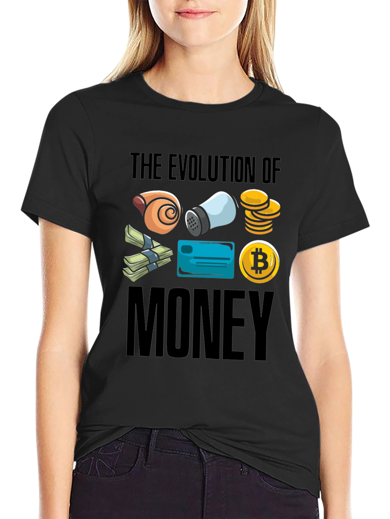 Evolution of Money Graphic T-Shirt