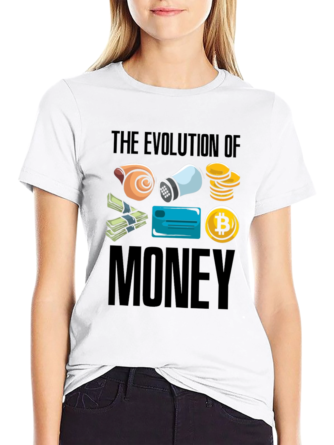 Evolution of Money Graphic T-Shirt