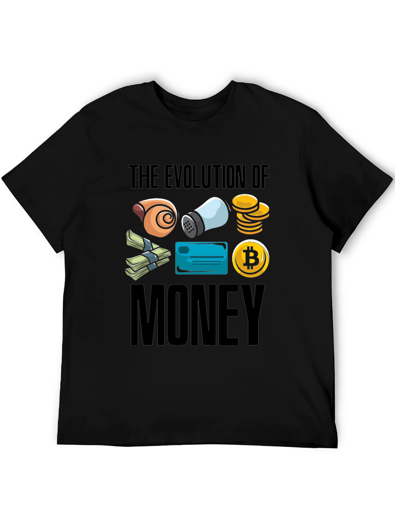 Evolution of Money Graphic T-Shirt