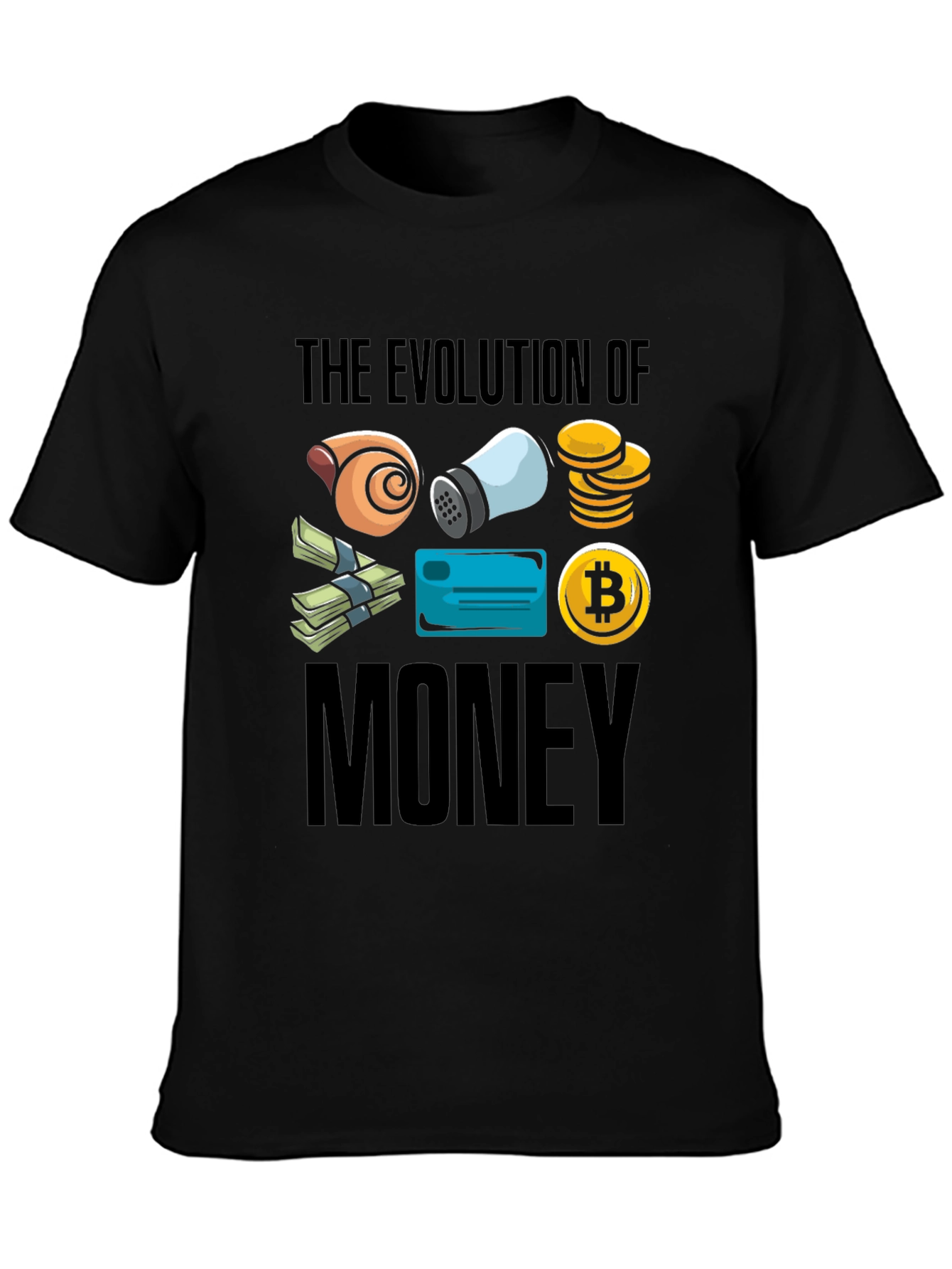 Evolution of Money Graphic T-Shirt