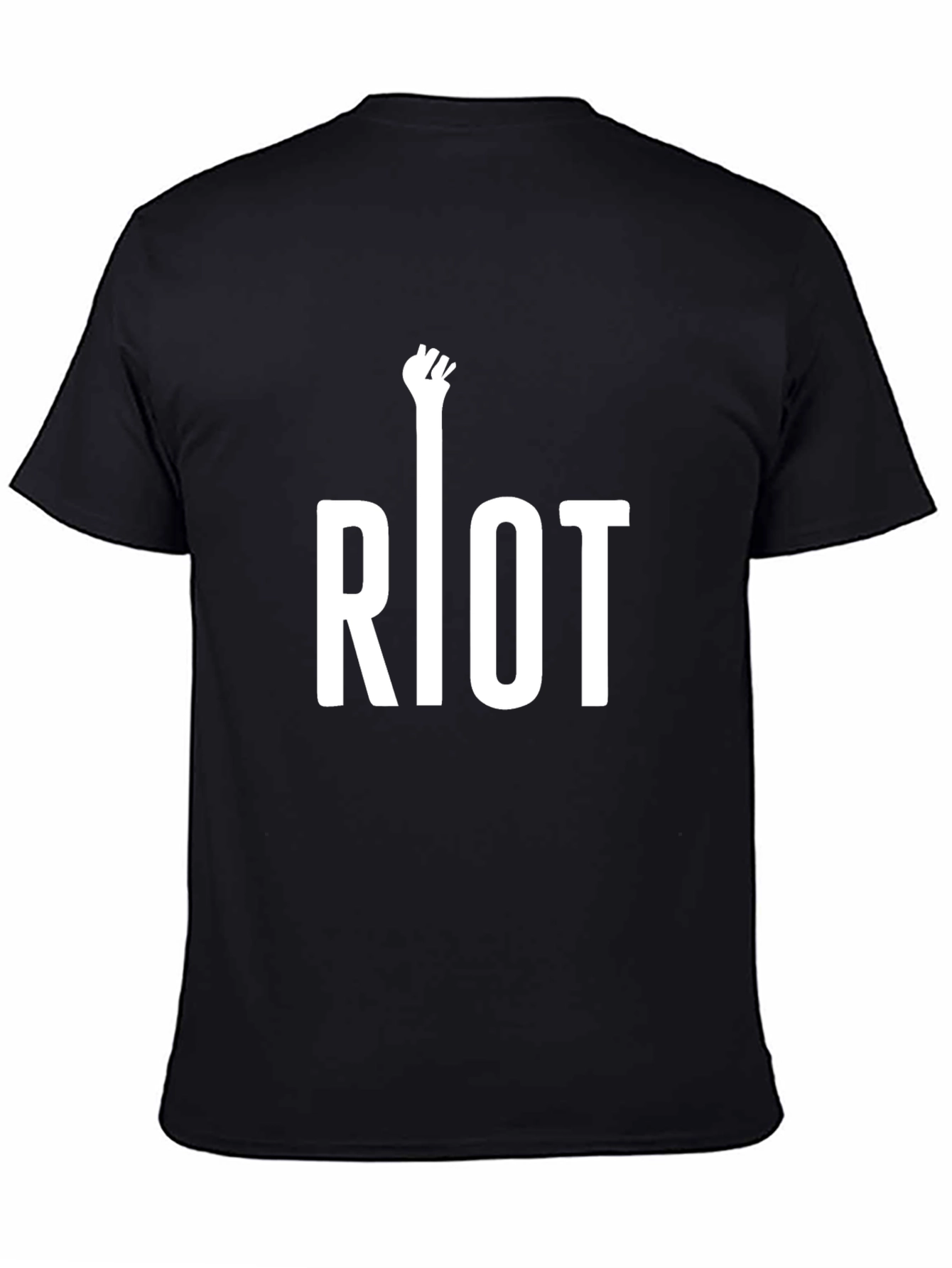 Riot Fist T-Shirt - Black Graphic Tee