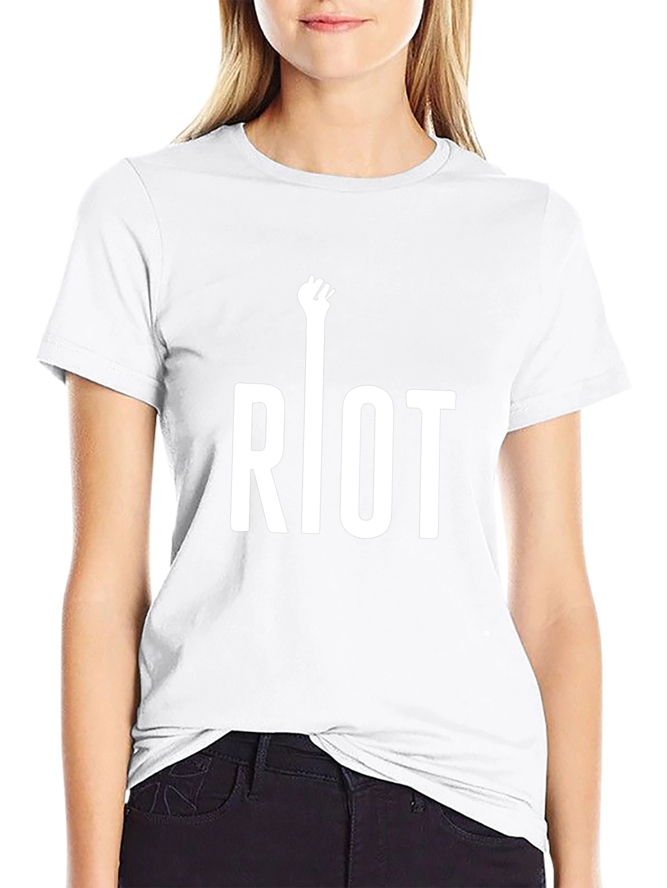 Riot Fist T-Shirt - Black Graphic Tee