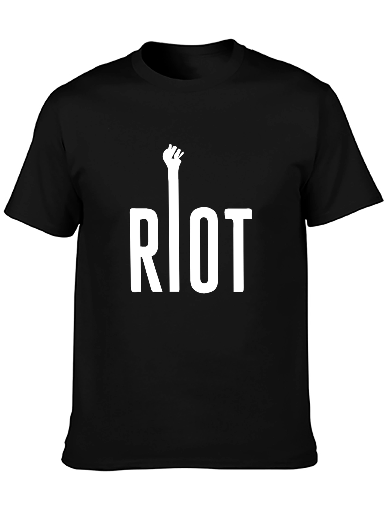 Riot Fist T-Shirt - Black Graphic Tee