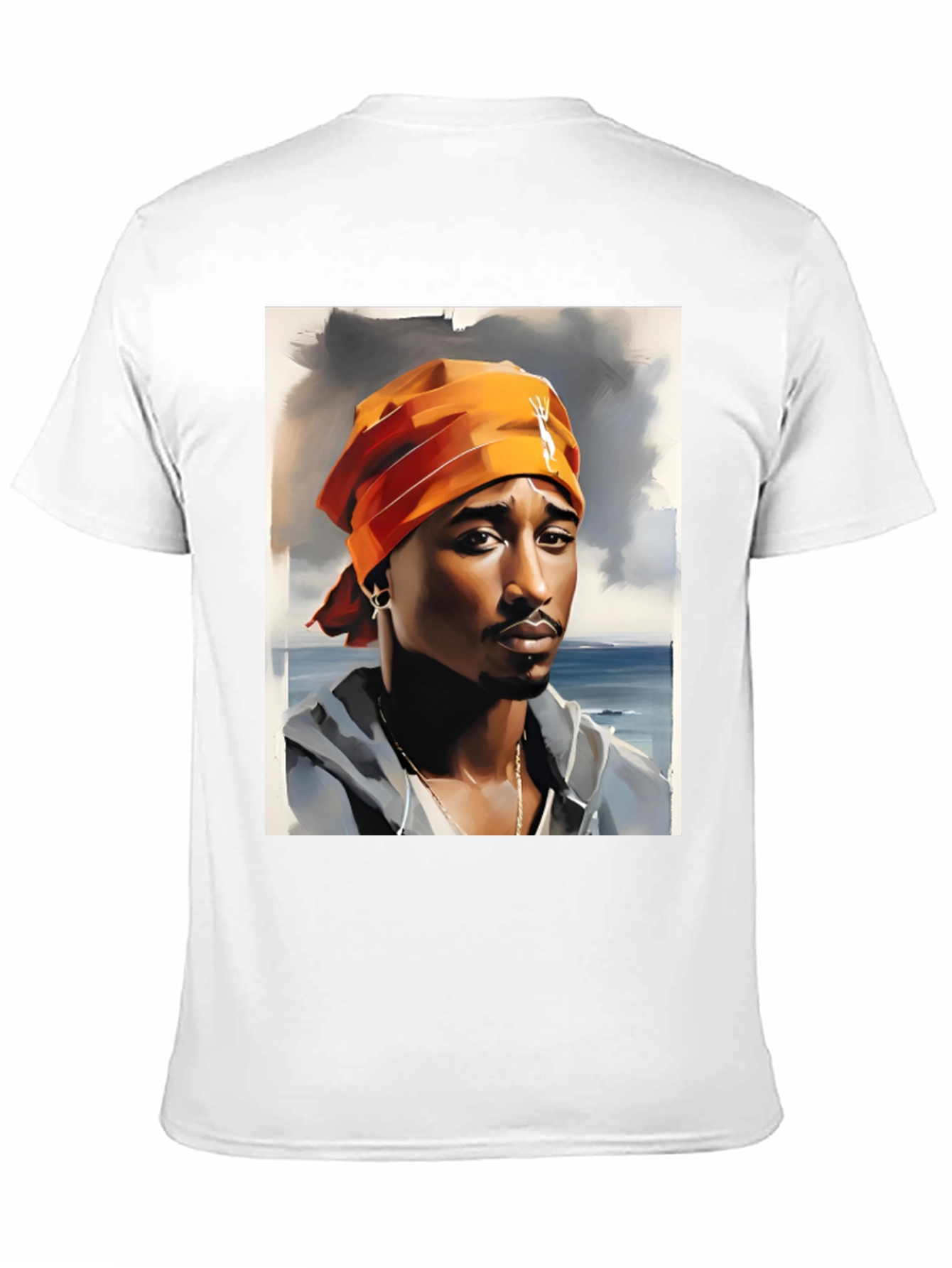 Tupac Graphic Print T-Shirt - Classic Hip Hop Style