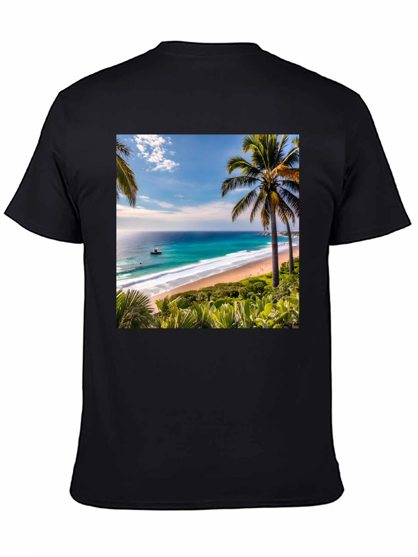 Tropical Beach Graphic Tee