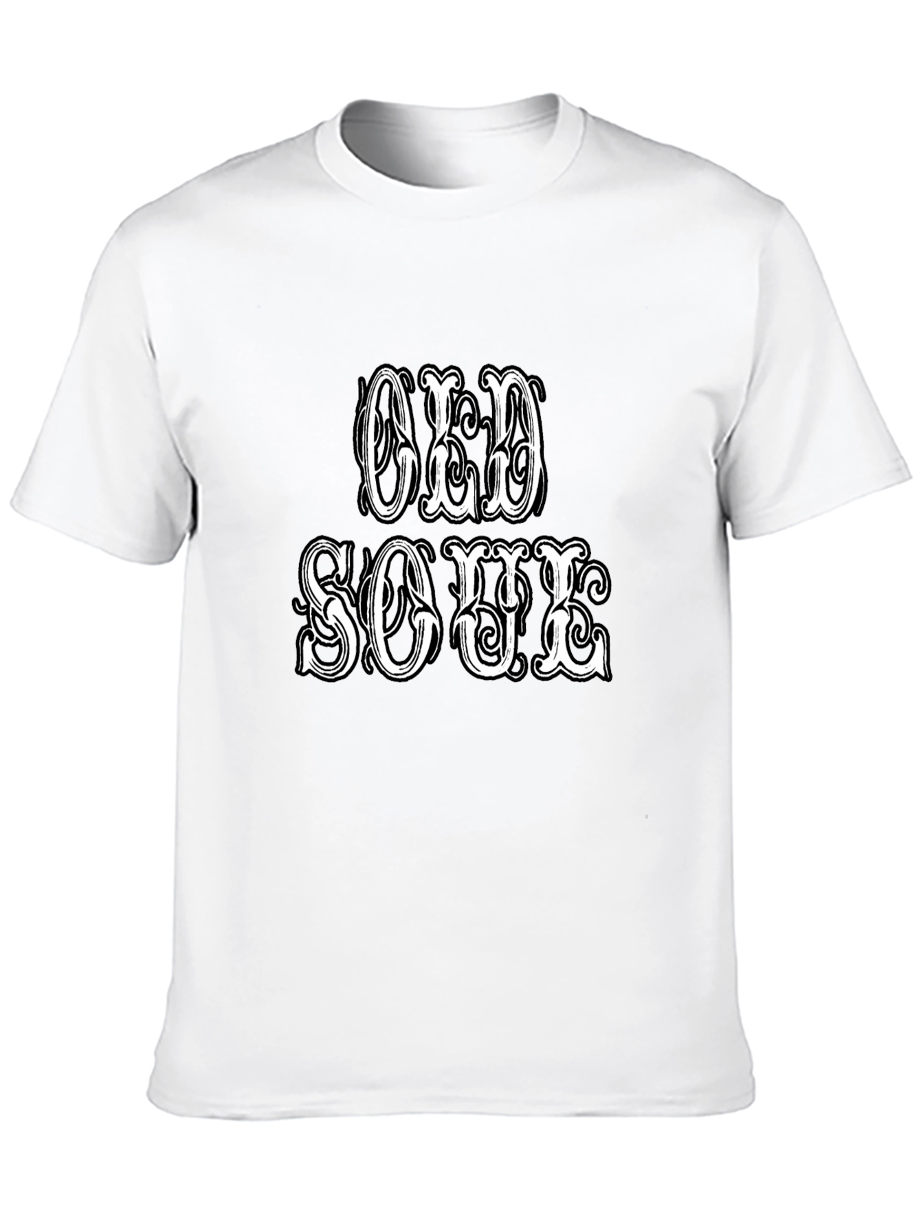 Old Soul Graphic Print Black T-Shirt