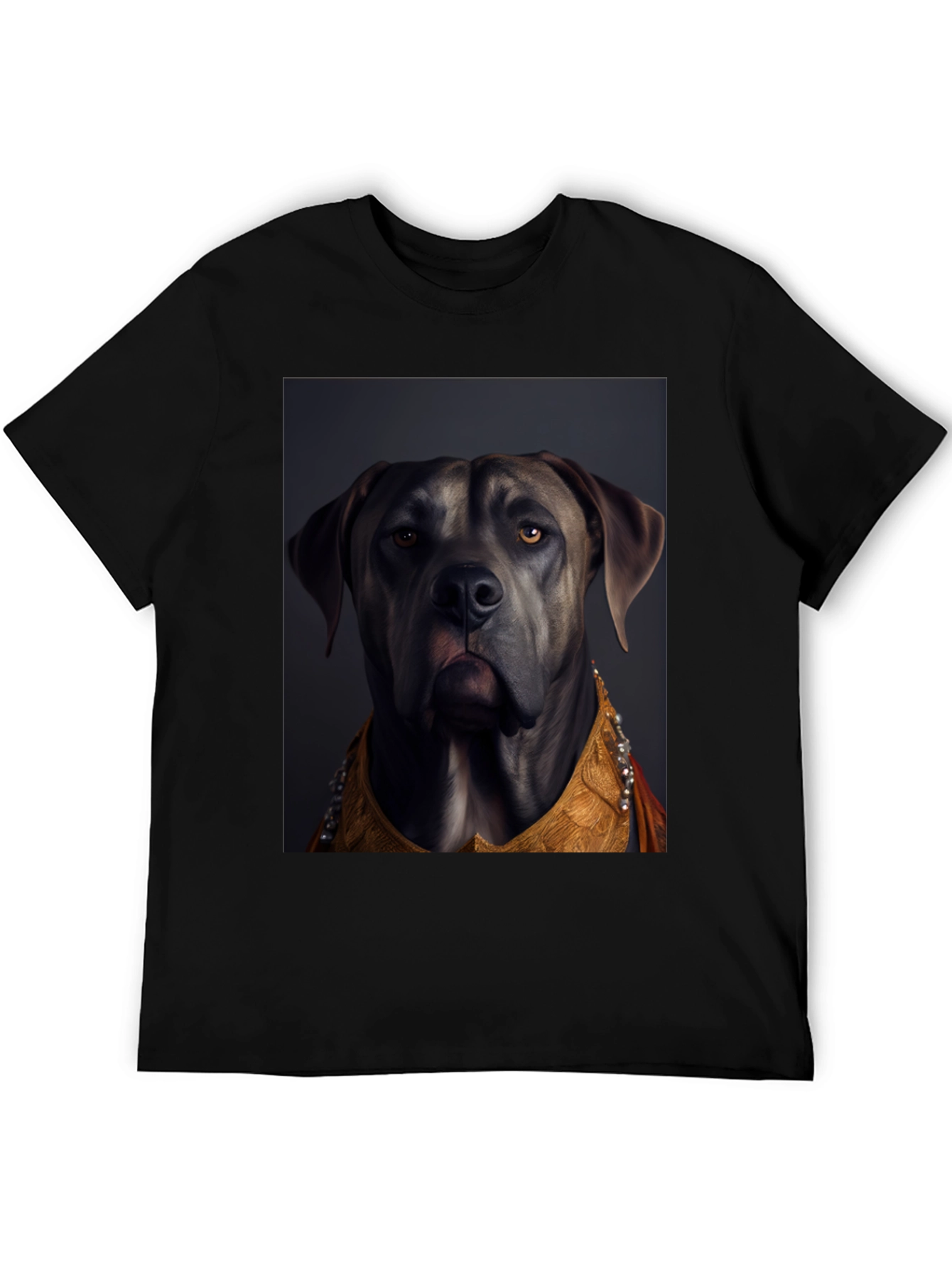 Dog Portrait Graphic Tee - Stylish Canine Art