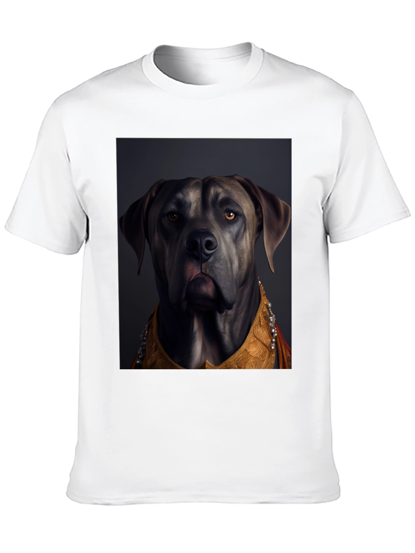 Dog Portrait Graphic Tee - Stylish Canine Art