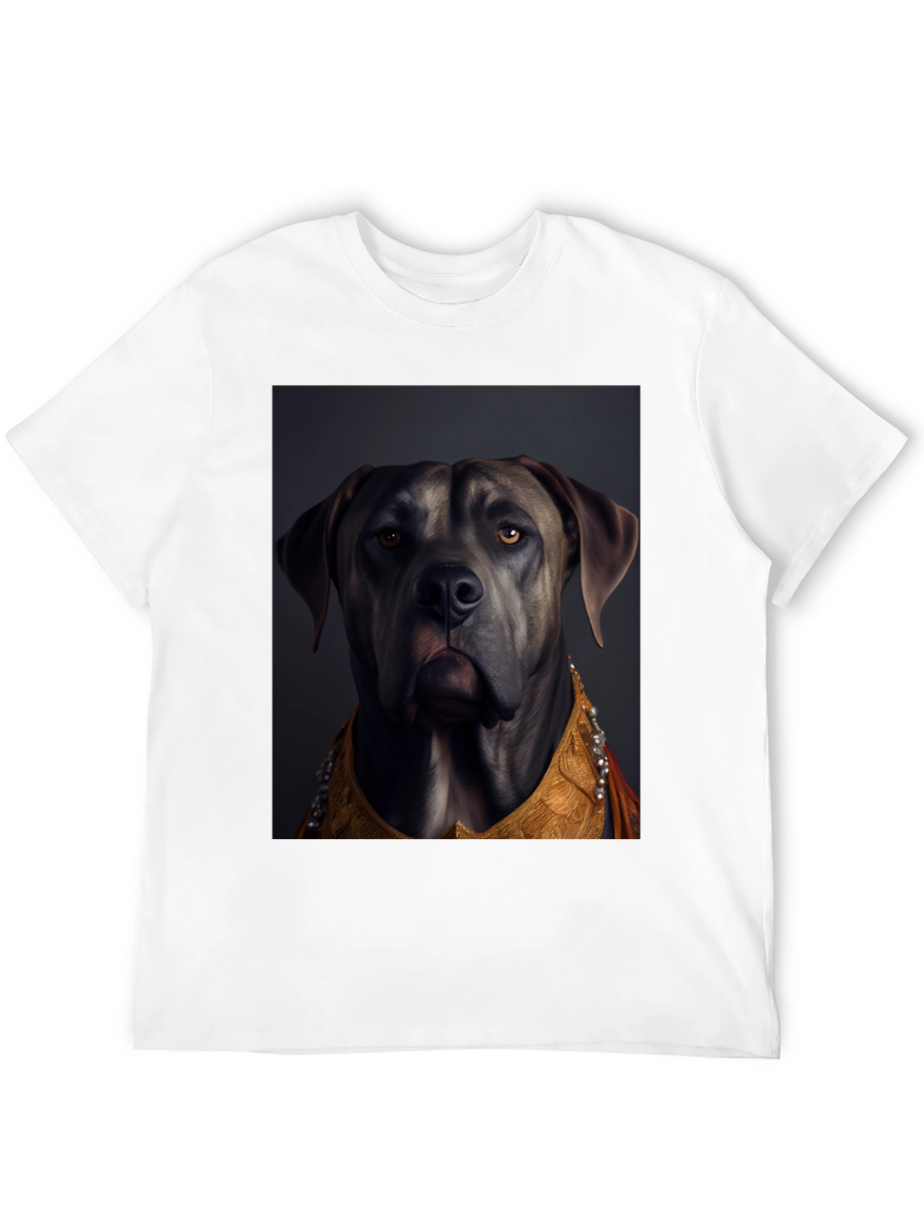 Dog Portrait Graphic Tee - Stylish Canine Art