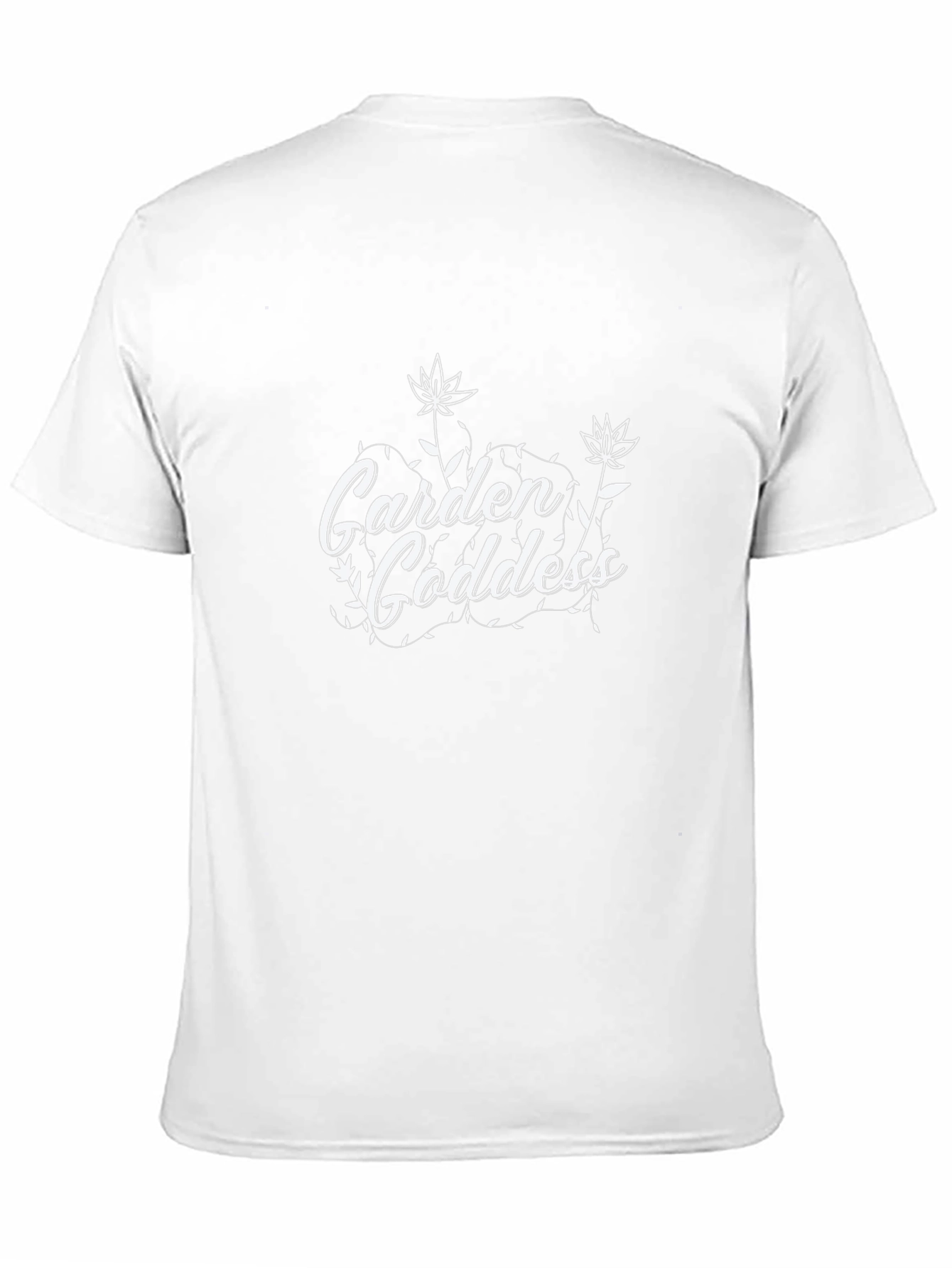 Garden Goddess Graphic T-Shirt - Black