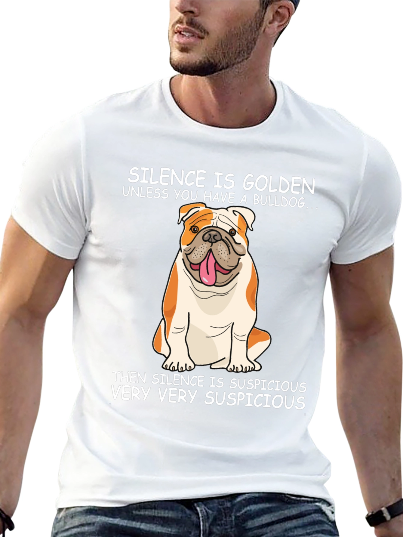 Bulldog Silence is Golden T-Shirt
