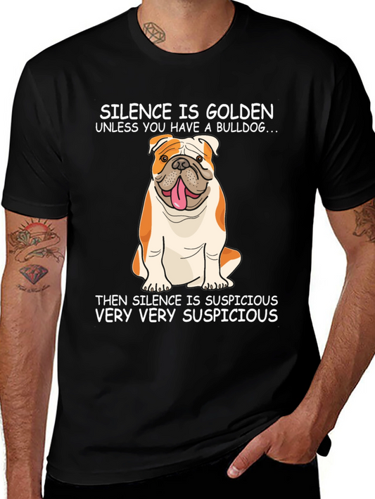 Bulldog Silence is Golden T-Shirt