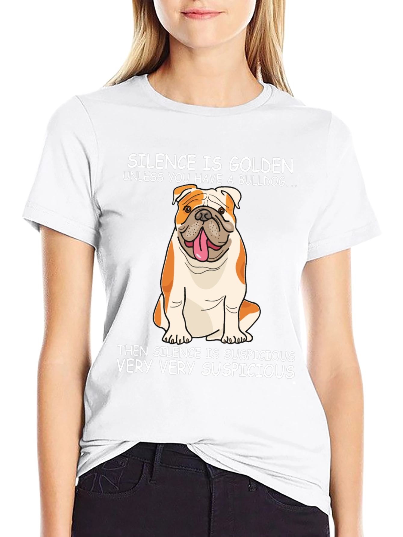 Bulldog Silence is Golden T-Shirt