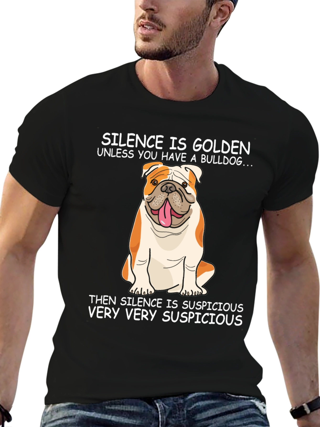Bulldog Silence is Golden T-Shirt