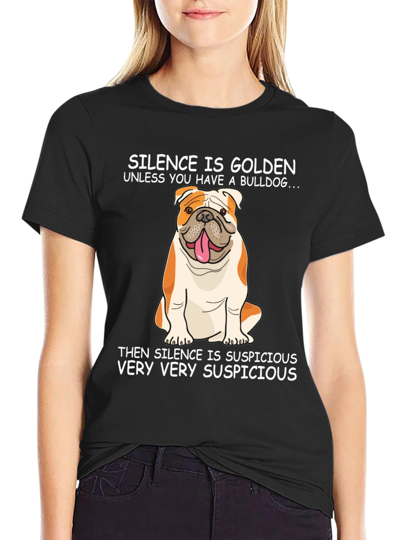 Bulldog Silence is Golden T-Shirt
