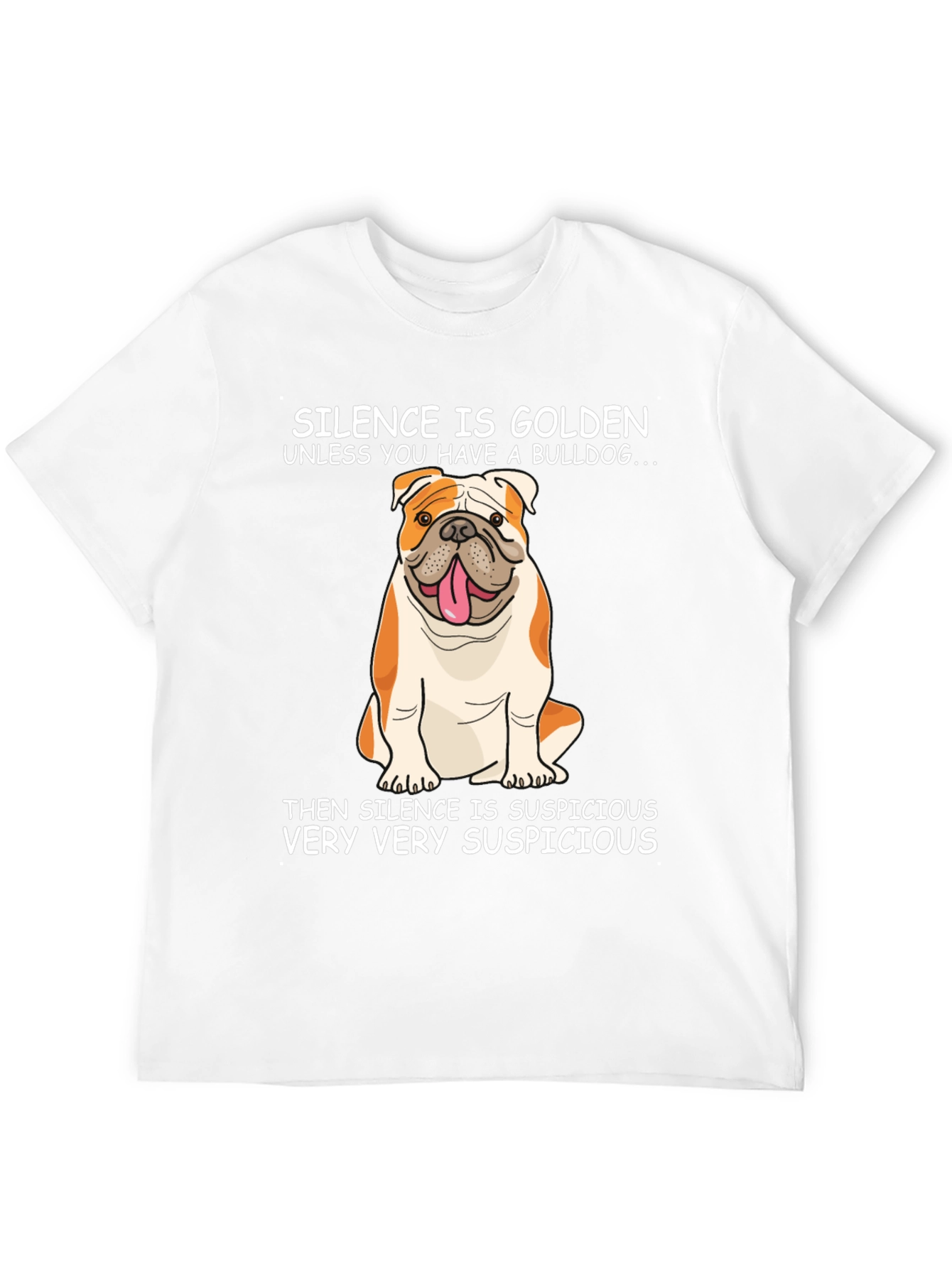 Bulldog Silence is Golden T-Shirt
