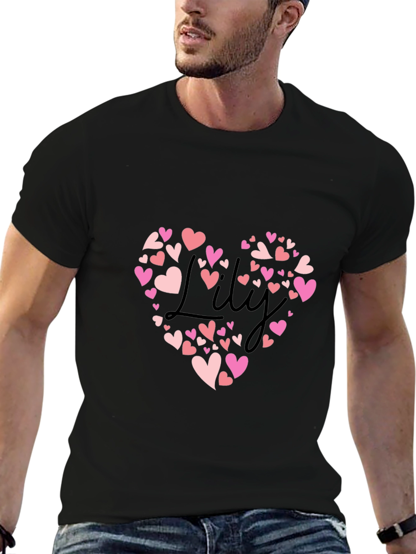 Lily Heart T-Shirt - Love Graphic Tee