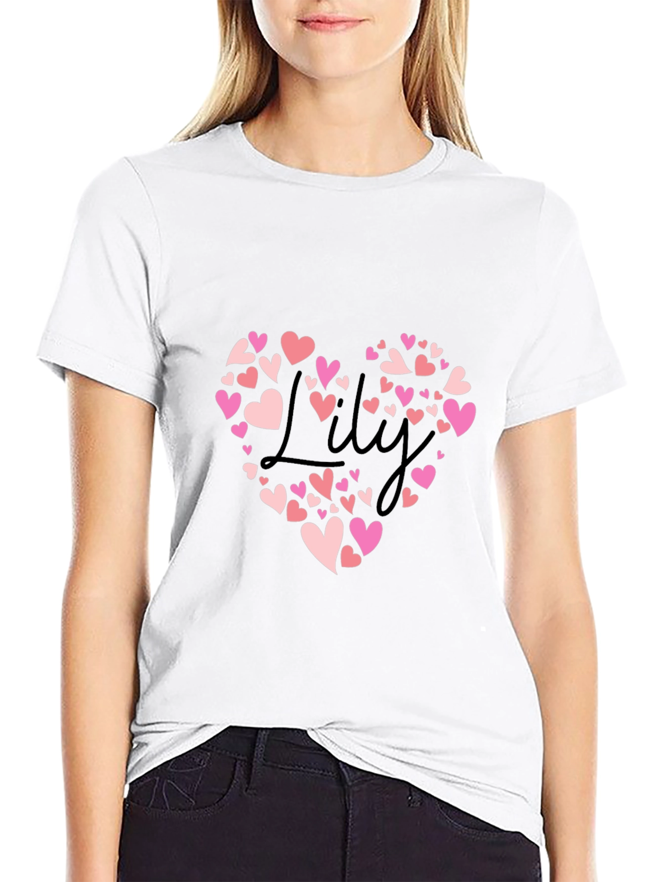 Lily Heart T-Shirt - Love Graphic Tee