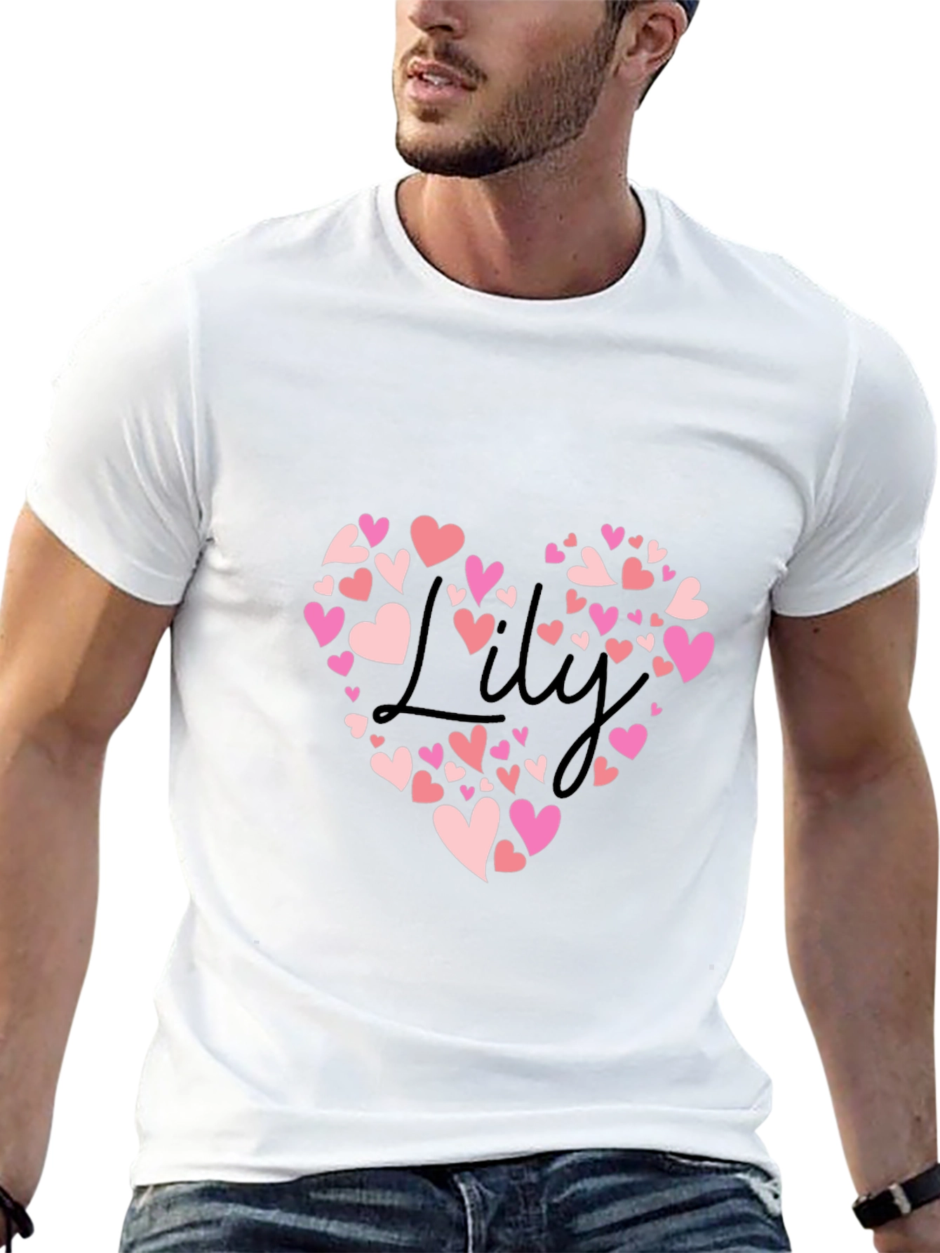 Lily Heart T-Shirt - Love Graphic Tee